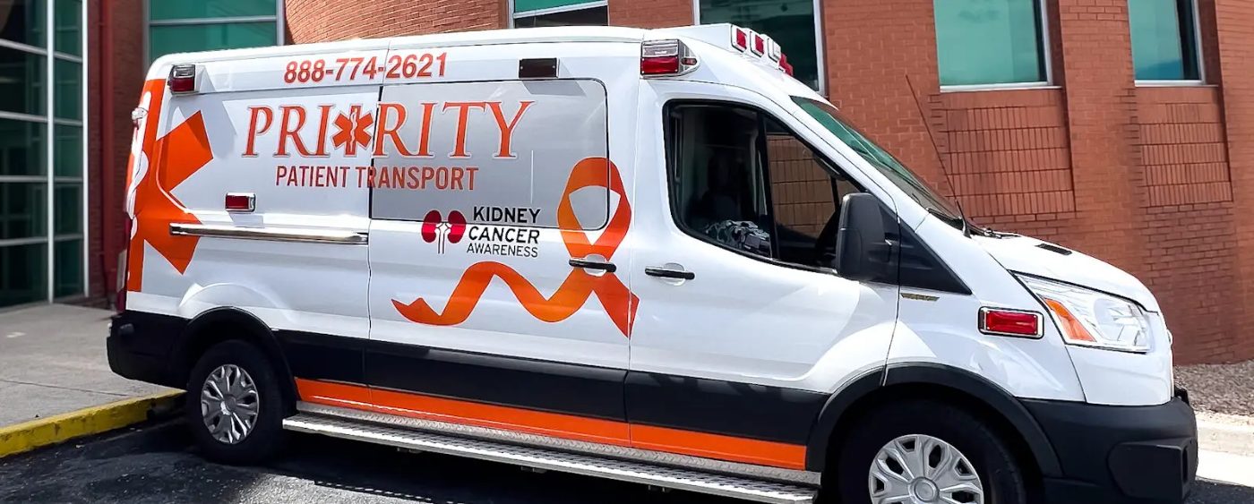 Priority Patient Transport ambulance